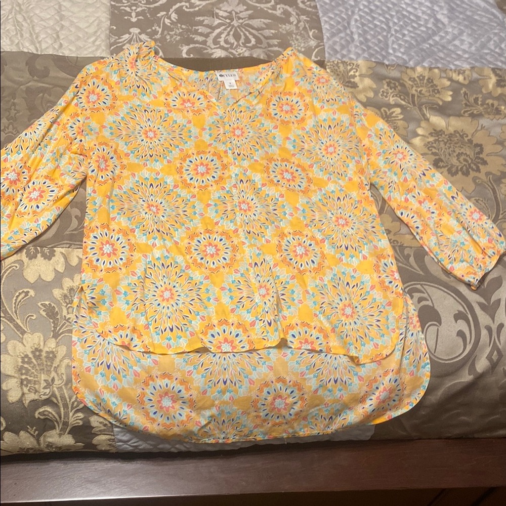 Stylus Bohemian print 3/4 Sleeve Blouse